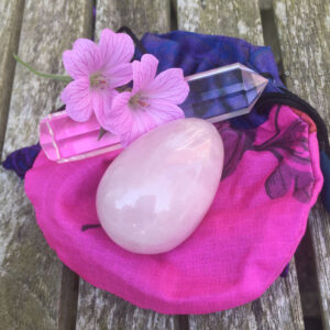 yoni Whispered Rose Quartz Egg