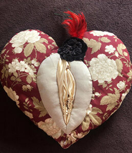 Red Vulvalicious Cushion